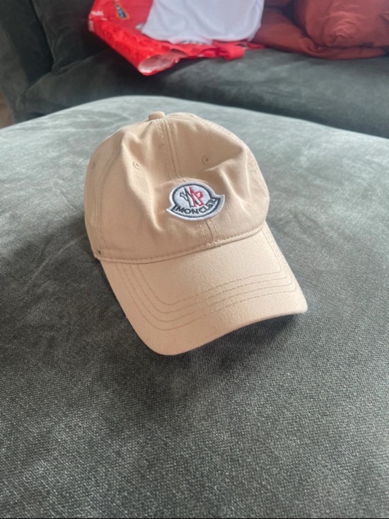 Moncler Other - Moncler Tan Embroidered Logo Baseball Cap